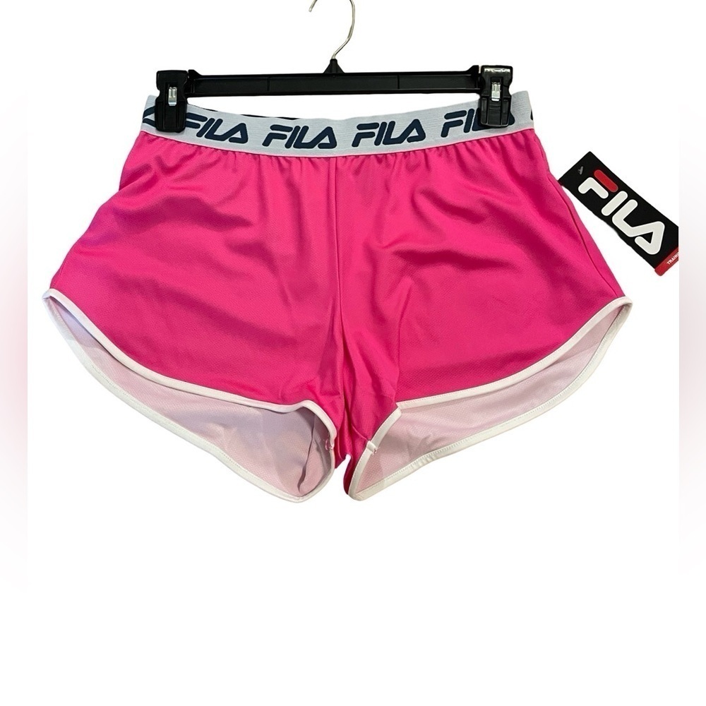 NWT FILA Bright Pink Training Athletic Shorts Size Medium